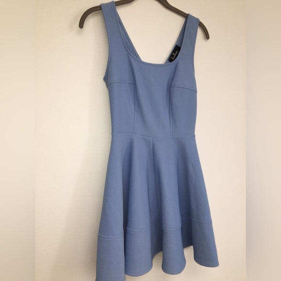 Lulus Light Blue Periwinkle Skater Dress Size Small NWOT - Picture 10 of 13